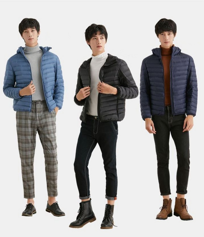 NewBang 90 Good Down Jacket για Άντρες Εξαιρετικά ελαφρύ πουπουλένιο ανδρικό μπουφάν με κουκούλα Windbreaker Feather Jacket Ανδρικό ελαφρύ ζεστό παλτό