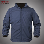 Φορητό Στρατιωτικό Αδιάβροχο Μπουφάν Ανδρικό Ελαφρύ Καλοκαιρινό εξαιρετικά ελαφρύ νάιλον Skin Tactical Jacket Camouflage Skin Coat 5XL