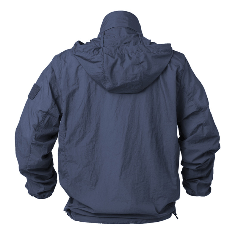 Φορητό Στρατιωτικό Αδιάβροχο Μπουφάν Ανδρικό Ελαφρύ Καλοκαιρινό εξαιρετικά ελαφρύ νάιλον Skin Tactical Jacket Camouflage Skin Coat 5XL