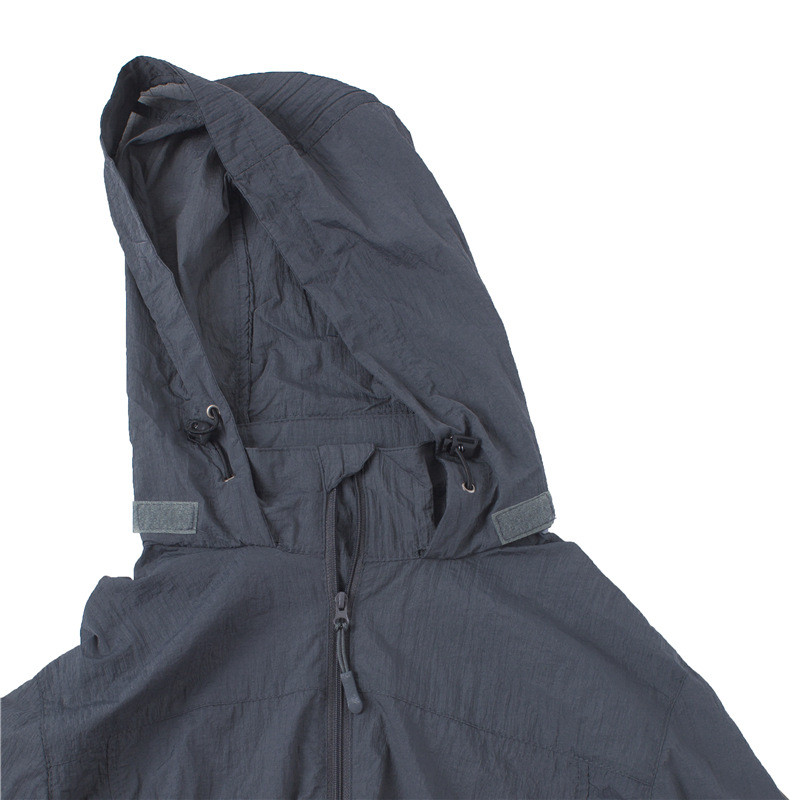 Φορητό Στρατιωτικό Αδιάβροχο Μπουφάν Ανδρικό Ελαφρύ Καλοκαιρινό εξαιρετικά ελαφρύ νάιλον Skin Tactical Jacket Camouflage Skin Coat 5XL