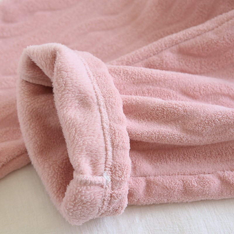 Φθινοπωρινό και χειμώνα νέο ζευγάρι πιτζάμες φανελένιο ανδρικό και γυναικείο απλό παντελόνι plus size συν βελούδινο παχύρρευστο οικιακό παντελόνι lounge