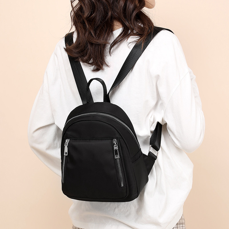 COOAMY Casual Oxford Backpack Women Travel Αδιάβροχες νάιλον σχολικές τσάντες για έφηβες υψηλής ποιότητας Fashion tote τσάντα ώμου