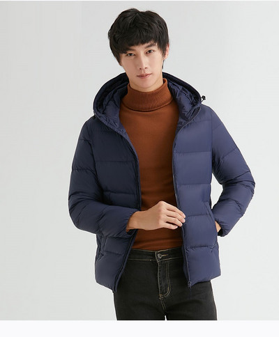 NewBang 90 White Duck Down Μπουφάν για Ανδρικά Χοντρά ελαφριά μπουφάν με κουκούλα αντιανεμικό φτερό ζεστό παλτό