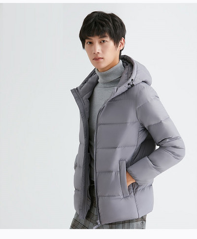 NewBang 90 White Duck Down Μπουφάν για Ανδρικά Χοντρά ελαφριά μπουφάν με κουκούλα αντιανεμικό φτερό ζεστό παλτό