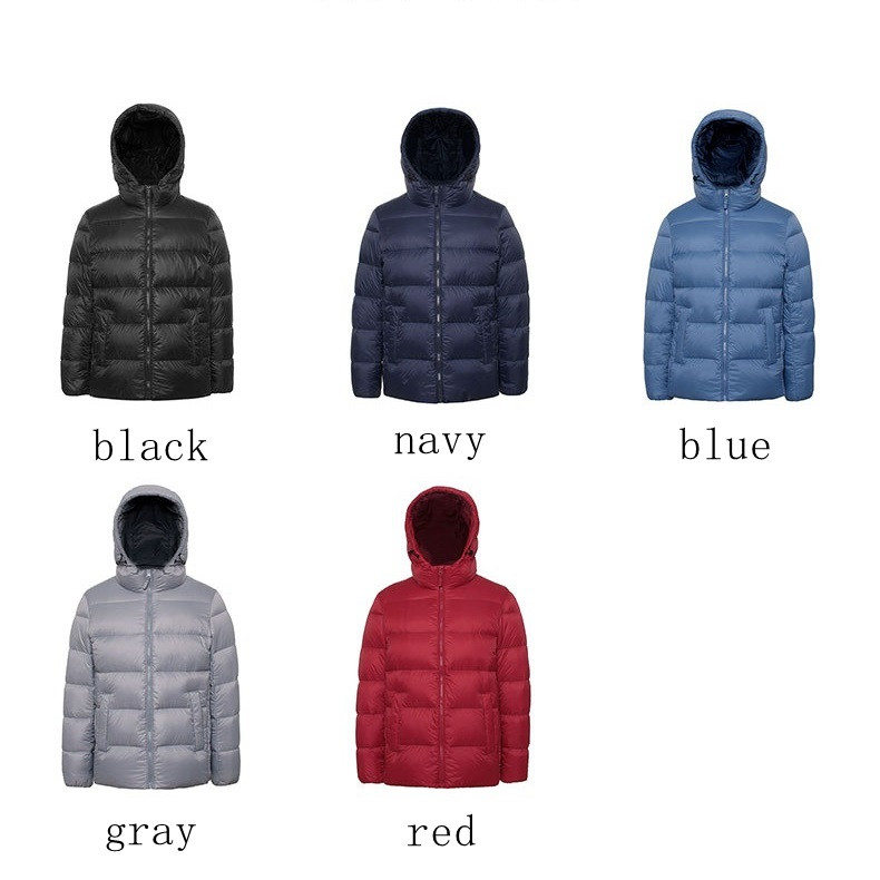 NewBang 90 White Duck Down Μπουφάν για Ανδρικά Χοντρά ελαφριά μπουφάν με κουκούλα αντιανεμικό φτερό ζεστό παλτό