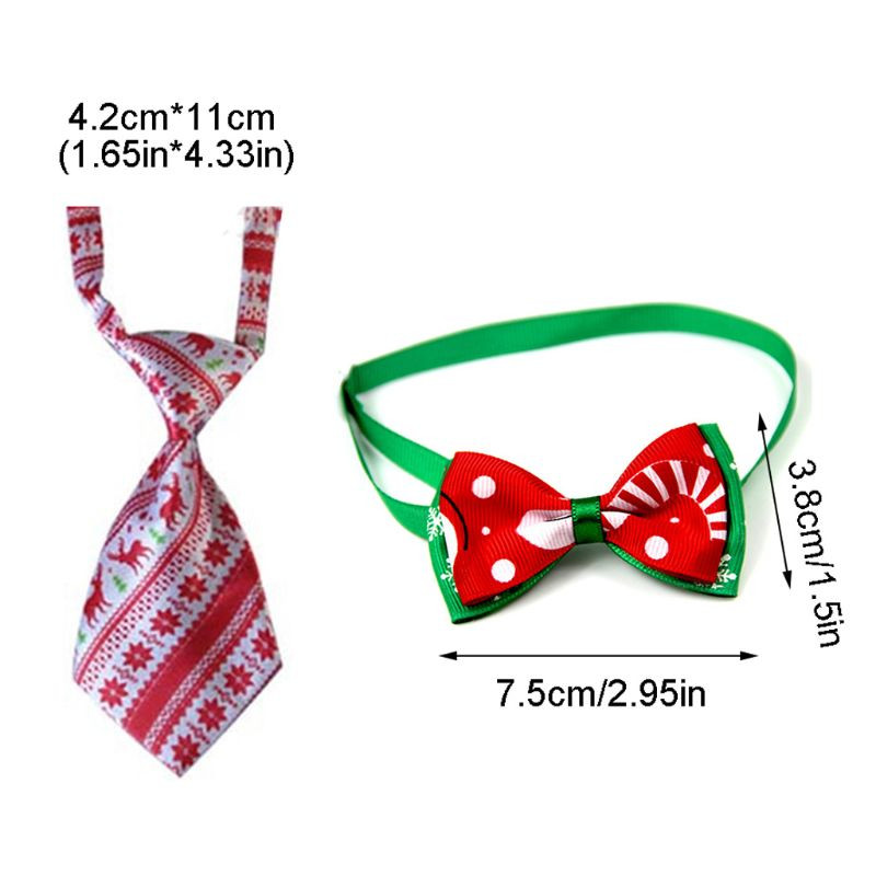 Ajustabil pentru gulerele papionului pentru pisici Crăciun pentru gulerul pisicilor Articole pentru petreceri Y08D