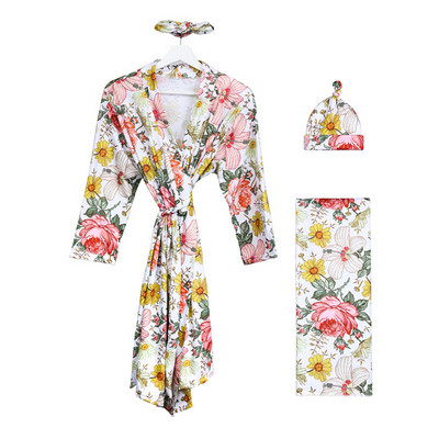 Rasedatele naistele imetavatele öösärkidele kleit magamisriided tulevasele emale raseda pidžaama beebi mähisega tekk peapaela müts 4 tk komplektid