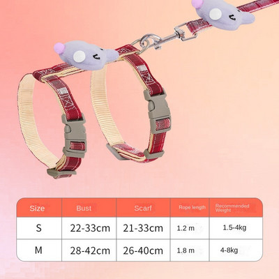 Koerarakmete ja jalutusrihmade komplekt Koertele õues, rinnakorv Koeratarvikud väikestele koertele Kass