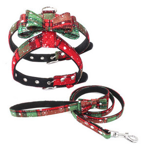 Καρό εμπριμέ σετ λουριών με λουρί για κολάρο σκύλου Nylon Small Medium Large Λουριά γιλέκου για σκύλους για κουτάβι Chihuahua