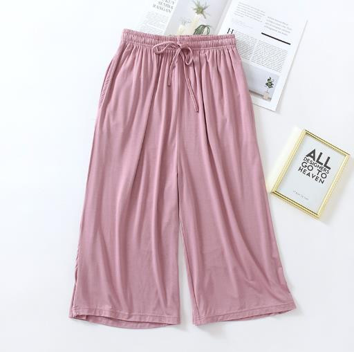 Kevadsuvised salongirõivad kodupüksid uued modaalpuuvillased magamisriided pidžaamapüksid naiste ööriided pluss suuruses lahtised pidžaama püksid