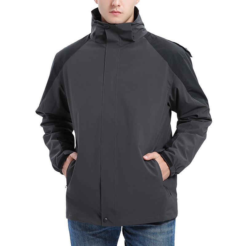 Férfi esőkabát Esőkabát Könnyű szélálló kültéri kabát lélegző, összecsukható alkalmi sportruházat kültéri ruházat