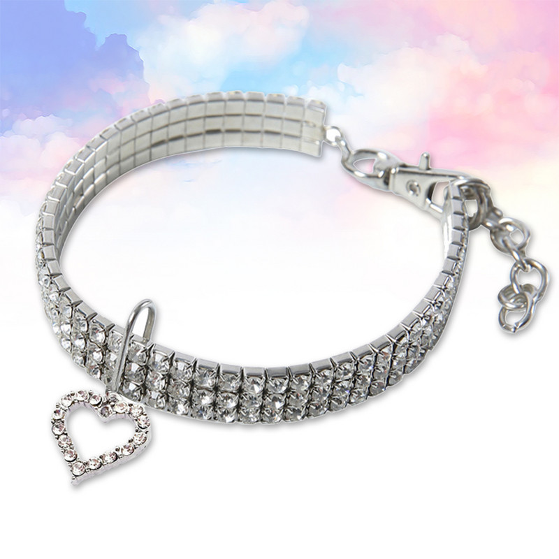 Γούρι γιακά με κρεμαστό μοτίβο καρδιάς Κολιέ για γάτα Ρυθμιζόμενο Προσαρμοσμένο για κουτάβι