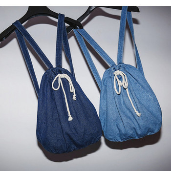 Τζιν Camp τσάντα Vintage στυλ Τζιν Τσάντες πλάτης Τσάντες μεγάλου μεγέθους Σχολικές τσάντες Τζιν Τσάντες ταξιδιού τζιν Τσάντες κροατικού στυλ Drop Shipping