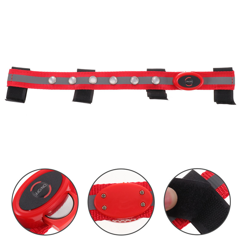 Bandă pentru cal Faruri LED Guler Cureaua Accesoriu Chiantă Curea cu bandă din poliester
