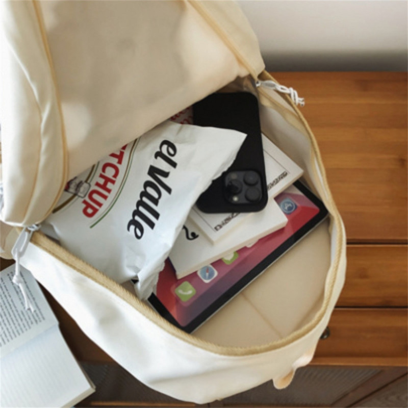 Vintage μόδας τζιν γράμματα αστέρι σακίδια Γλυκιά καθημερινή κορεάτικη σχολική τσάντα Y2k αισθητικής αντίθεσης χρώματος All match Γυναικεία σακίδιο πλάτης