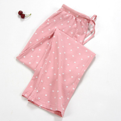 NOI Pantaloni de dormit pentru femeie 100% bumbac Pantaloni de pijama pentru femei Pantaloni de pijama țesuți Pantaloni confortabili de pijama respirabili