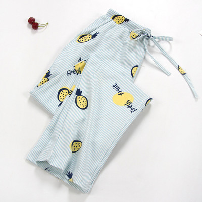 NOI Pantaloni de dormit pentru femeie 100% bumbac Pantaloni de pijama pentru femei Pantaloni de pijama țesuți Pantaloni confortabili de pijama respirabili