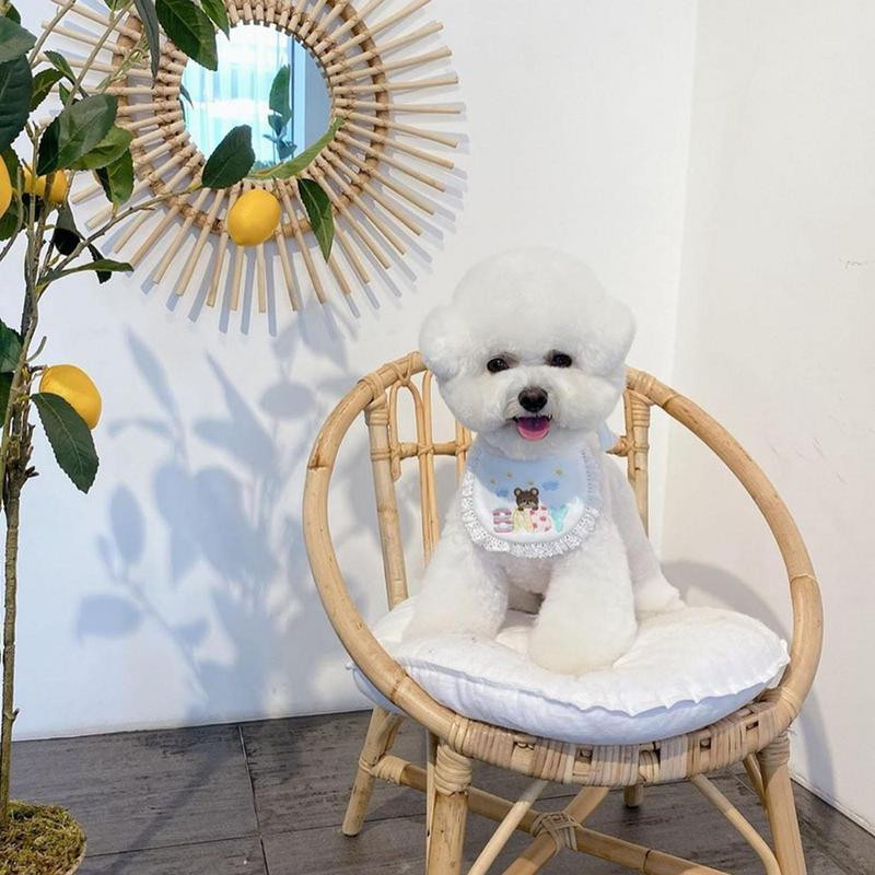 Bandane pentru câini, imprimeu cu desene animate, Bandana de vacanță pentru câini, eșarfă confortabilă pentru câini, Cadouri de aniversare pentru câini, haine pentru animale de companie, petreceri