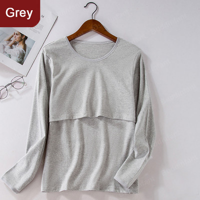 ενδύματα ύπνου εγκυμοσύνης Κορυφαία μπλουζάκια θηλασμού για έγκυες γυναίκες νυχτικό θηλασμού ύπνου εγκυμοσύνης βαμβακερά ρούχα