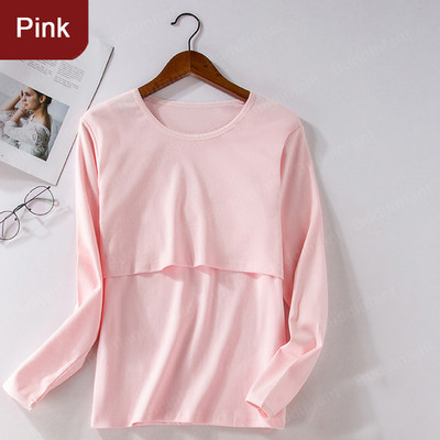 ενδύματα ύπνου εγκυμοσύνης Κορυφαία μπλουζάκια θηλασμού για έγκυες γυναίκες νυχτικό θηλασμού ύπνου εγκυμοσύνης βαμβακερά ρούχα