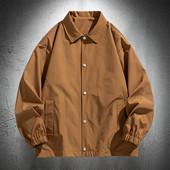 Casual τζάκετ Ανδρικά σακάκια γιακά ανάλαφρα με κουμπιά επάνω λεπτά πουκάμισα Ρούχα 2023 Τάσεις