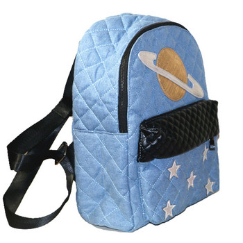 Σακίδιο πλάτης για κορίτσια, μαλακή λαβή, καμβά σχολική τσάντα Γυναικεία μόδα τζιν Τσάντα μεγάλη τσάντα ταξιδιού Laptop Daily Pack Βαμβακερές τσάντες