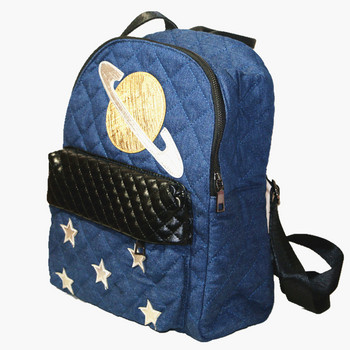 Σακίδιο πλάτης για κορίτσια, μαλακή λαβή, καμβά σχολική τσάντα Γυναικεία μόδα τζιν Τσάντα μεγάλη τσάντα ταξιδιού Laptop Daily Pack Βαμβακερές τσάντες