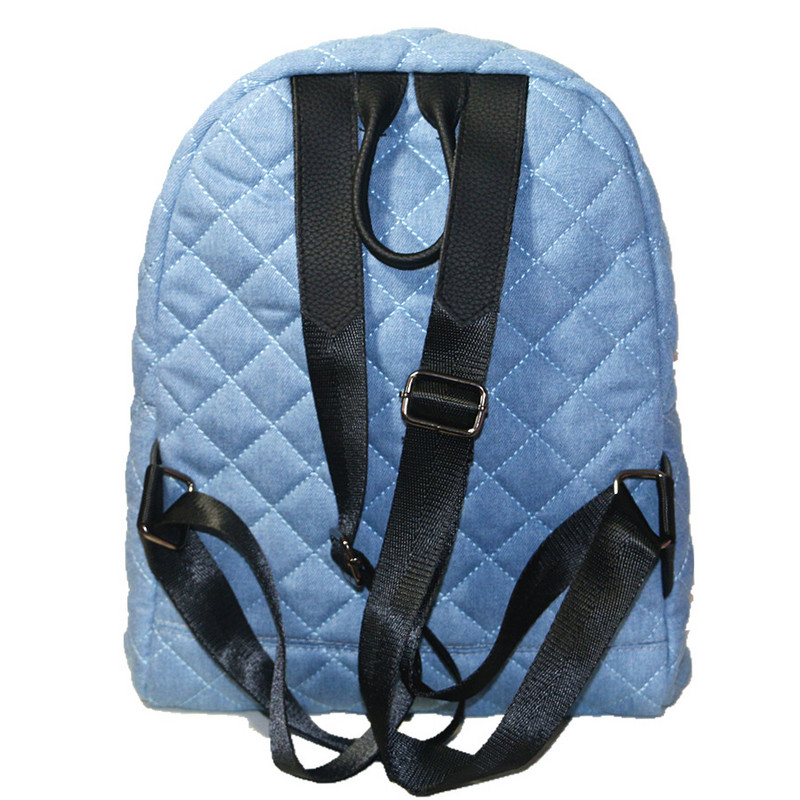 Rucsac ocazional pentru fete, geantă de școală din pânză, mâner moale, ghiozdan din blugi, geantă mare de călătorie pentru laptop, pachet zilnic, genți din bumbac
