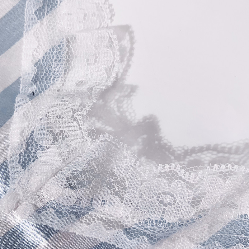 Ženska pidžama odijela Slatka spavaća odjeća Ležerna pidžama na pruge kratkih rukava Set ljetna udobna prozračna odijela za spavanje iz crtića