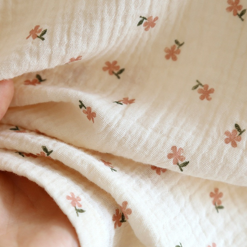 ΝΕΑ Γάζα βαμβακερή πιτζάμες με στάμπα λουλουδιών Kawaii Πυζάμες Κορεατικού στυλ με δαντέλα με κοντό μανίκι σορτς Γλυκά γυναικεία ρούχα