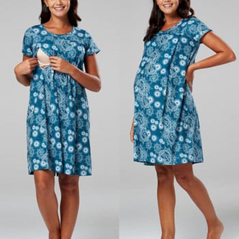 S - 2Xl Fashion Νέα Πυτζάμες Έγκυος Γυναίκα Μαλακό Βαμβακερό Νυχτικό Θηλασμού Νυχτικό Θηλασμού Πυζά για Ρούχα εγκυμοσύνης Plus Size
