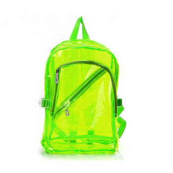 Дамска желе раница Summer Candy Прозрачна прозрачна пластмасова водоустойчива раница за тийнейджърки PVC ученически чанти Чанта за рамо