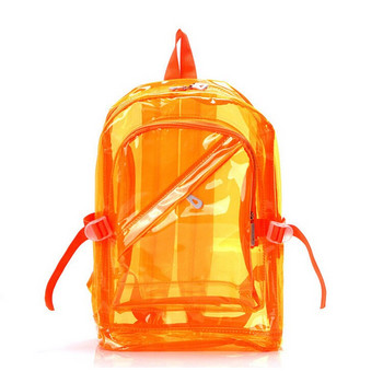 Дамска желе раница Summer Candy Прозрачна прозрачна пластмасова водоустойчива раница за тийнейджърки PVC ученически чанти Чанта за рамо