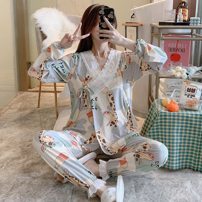 100% puuvillane õhuke topeltmarli rasedatele imetavatele magamisriided koduriided rasedatele kevadiseks raseduseks pidžaamad