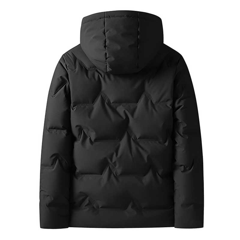 Ανδρικά χειμερινά υψηλής ποιότητας Ελαφρύ βελούδινο παχύ ζεστό αντιανεμικό αναπνεύσιμο ιδρώτα με κουκούλα Μπουφάν casual ανδρικό παλτό