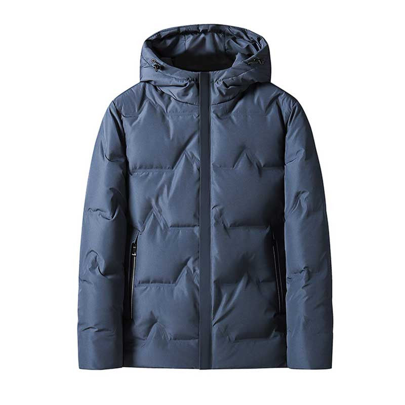 Ανδρικά χειμερινά υψηλής ποιότητας Ελαφρύ βελούδινο παχύ ζεστό αντιανεμικό αναπνεύσιμο ιδρώτα με κουκούλα Μπουφάν casual ανδρικό παλτό