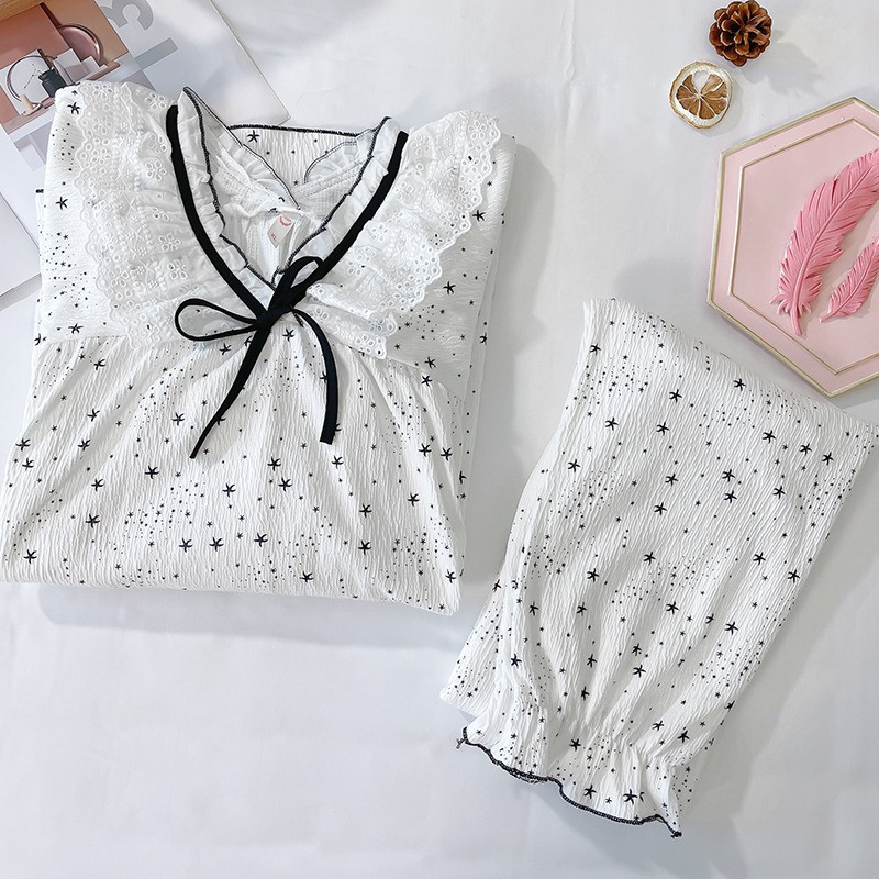 V- λαιμόκοψη βαμβακερά υπνοδωμάτια νοσηλευτικής εγκυμοσύνης Καλοκαιρινά λεπτά χαλαρά κοστούμια πιτζάμες θηλασμού Εγκυμοσύνη Ενδύματα για το σπίτι Σαλόνι ύπνου