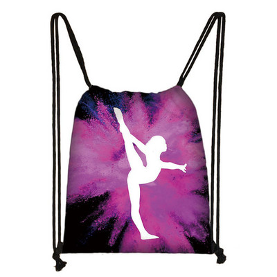 Elegent Ballet Dansatoare Fete Geantă cu șnur Femei Genți de depozitare la modă Adolescent Fete Rucsac Copii Geantă Pantofi Genți