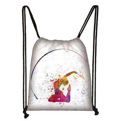 Elegent Ballet Dansatoare Fete Geantă cu șnur Femei Genți de depozitare la modă Adolescent Fete Rucsac Copii Geantă Pantofi Genți