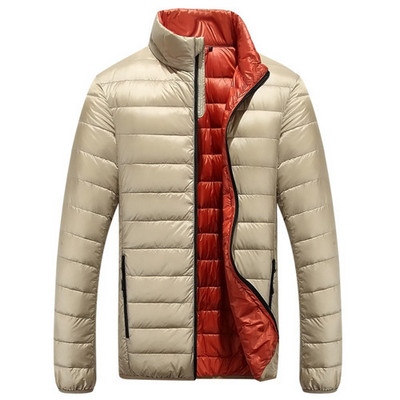 Μπουφάν Duck Down Ανδρικό φθινοπωρινό & χειμώνα casual Ultralight ss Ελαφρύ πανωφόρι πανωφόρι