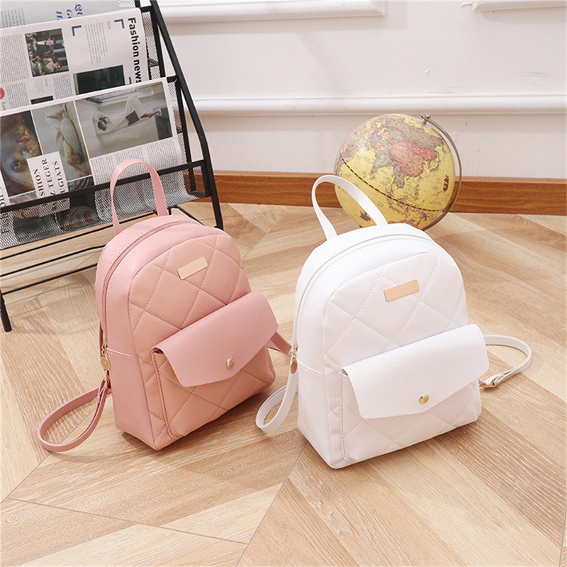 Mini rucsac mic de umăr din piele PU multifuncțională, 1 buc, pachet de husă pentru telefon pentru femei, genți de școală pentru femei