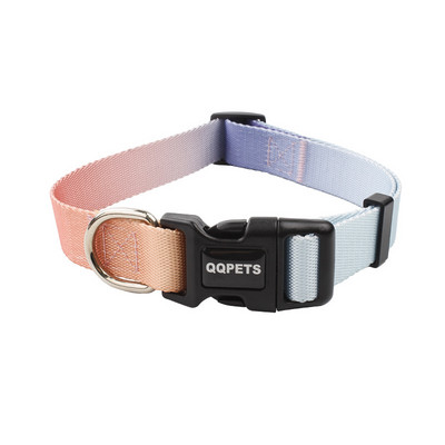 Guler de câine reglabil din nailon, plumb, pisică de companie, guler de câine, lesă de tracțiune, potrivit pentru câinii mici și mari, bulldog, pugs, beagle