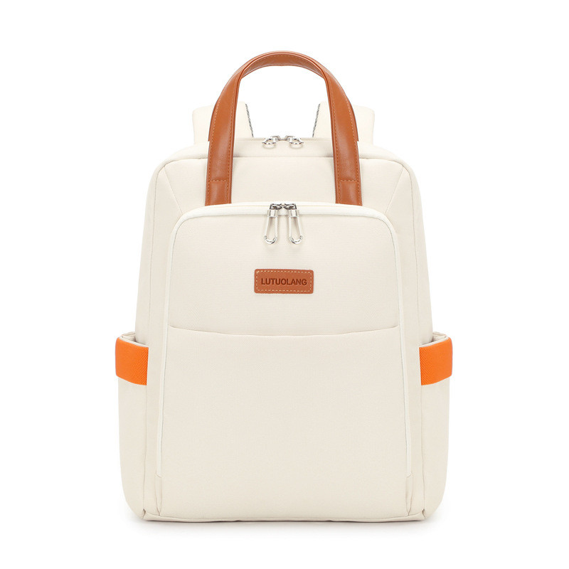 Rucsac nou, multifuncțional, elegant pentru computer, pentru femei, pentru laptop de 15,6 inci, geantă simplă de școală pentru fete adolescente