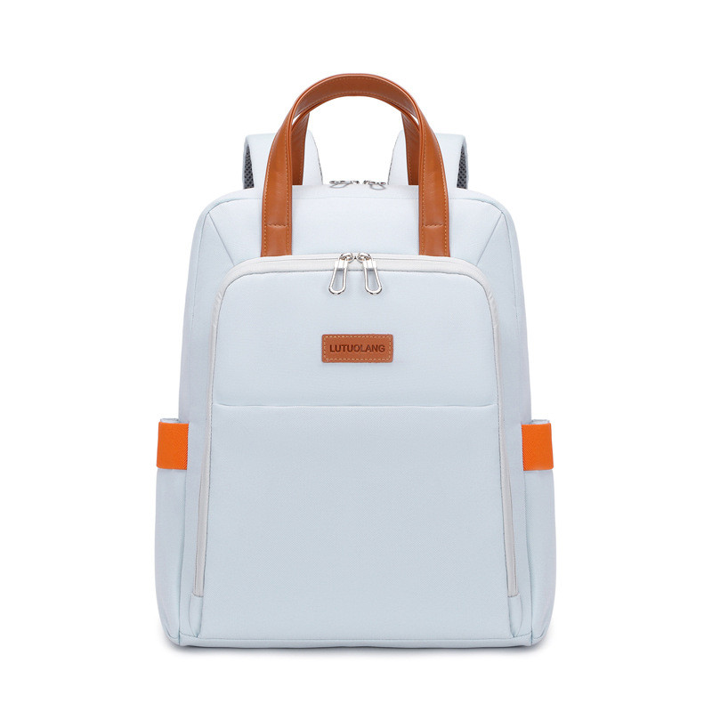 Rucsac nou, multifuncțional, elegant pentru computer, pentru femei, pentru laptop de 15,6 inci, geantă simplă de școală pentru fete adolescente