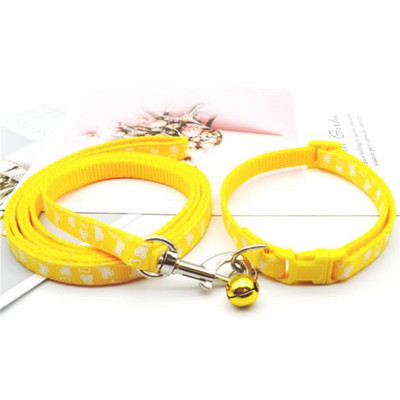 Σχοινί έλξης για κολάρο για σκύλους κατοικίδιων σκύλων μόδας 6 Χρώμα μοτίβο οστών Χαριτωμένα ρυθμιζόμενα κολάρα για κουτάβι γατάκι Αξεσουάρ για κατοικίδια DIY