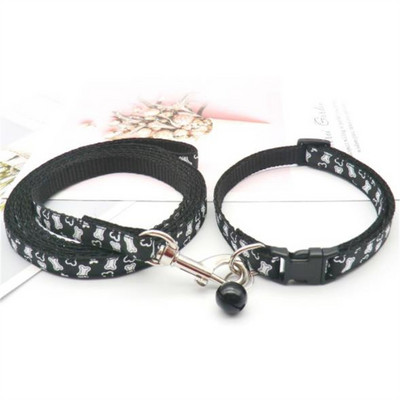 Σχοινί έλξης για κολάρο για σκύλους κατοικίδιων σκύλων μόδας 6 Χρώμα μοτίβο οστών Χαριτωμένα ρυθμιζόμενα κολάρα για κουτάβι γατάκι Αξεσουάρ για κατοικίδια DIY