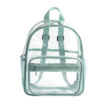 Γυναικείο σακίδιο πλάτης Διάφανη τσάντα PVC Γυναικεία Fashion College Students Bookbag Travel Daypack for Teenager Girls