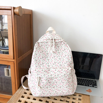 Μόδα Floral γυναικεία σακίδια πλάτης Casual Nylon Preppy Style Student Τσάντες Σχολικές τσάντες μεγάλης χωρητικότητας Σχολικές τσάντες για έφηβες