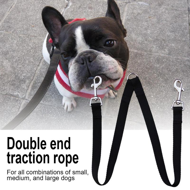 2 σε 1 Διπλό Λουρί Σκύλου Διπλό Λουρί Περπάτημα Δημιουργικό Λουρί Σκύλου Ισχυρό Νάιλον V Σχήματος Αλυσίδα Σκύλου Προμήθειες για κατοικίδια Αξεσουάρ Σκύλου