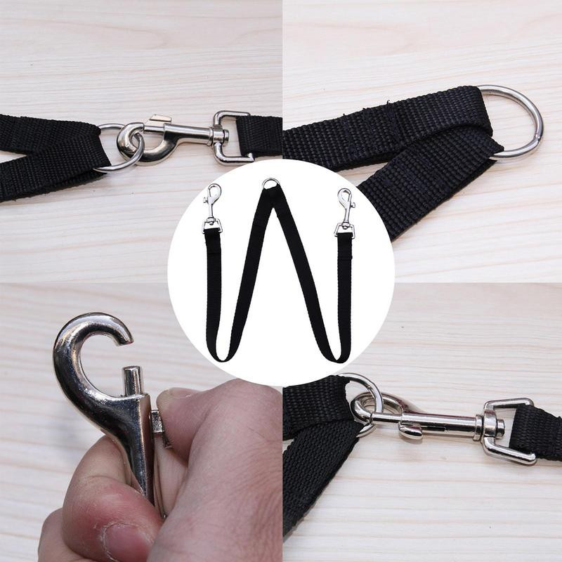 2 σε 1 Διπλό Λουρί Σκύλου Διπλό Λουρί Περπάτημα Δημιουργικό Λουρί Σκύλου Ισχυρό Νάιλον V Σχήματος Αλυσίδα Σκύλου Προμήθειες για κατοικίδια Αξεσουάρ Σκύλου